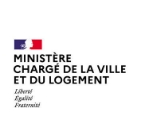 Logo national ministère chargé de la ville et du logement